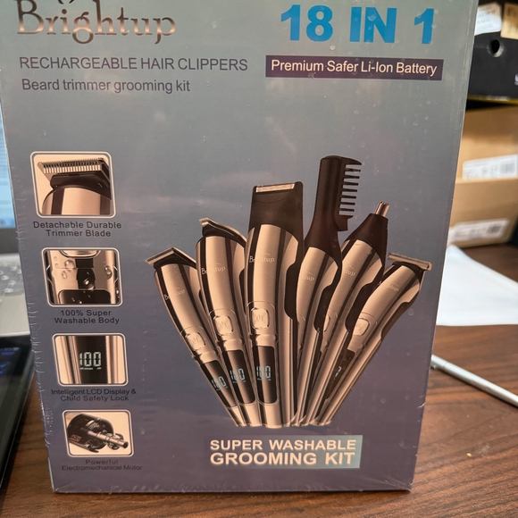 Unisex BrightUp Grooming Kit One Size Black & Silver - Picture 1 of 2
